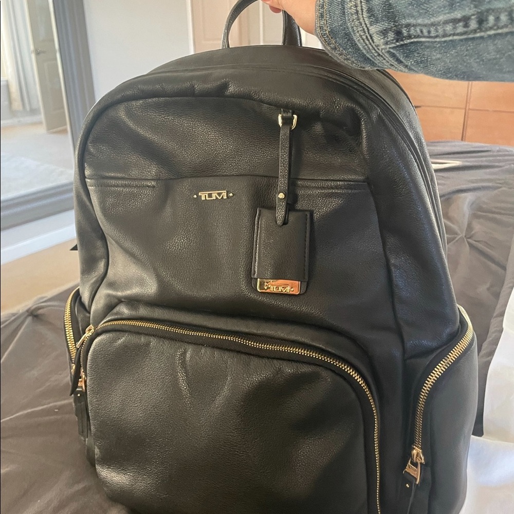 Tumi Leather Backpack